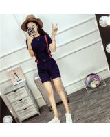 WT7259 Top and Pant Dark Blue (1 Set)