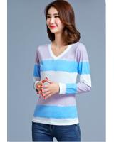 WT7352 Stylish Top Light Blue