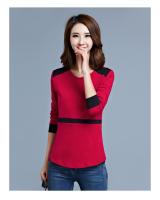 WT7353 Korea Fashion Top Red
