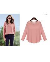 WT7397 Long Sleeves Top Pink