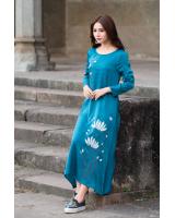 WD7416 Elegant Dress Blue