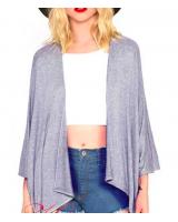 WJ7394 Fashion Cardigan Grey