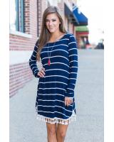 WD7440 Fashion Dress Blue