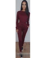 WT7479 Fashion Top and Pant Red (1 Set)