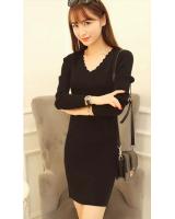 WD3762 Sexy Dress Black