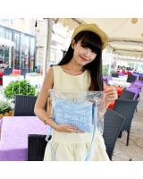 HA030 2-in-1 Transparent Clutch Blue