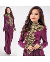 JW5002 Quality Jubah Dress Purple