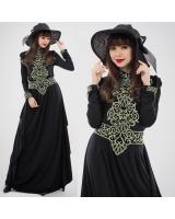JW5006 Korea Jubah Dress Black