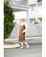 HA040 Open Toe Lace Up wedges Beige