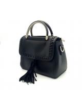 HA047 Tassels Tote Bag Black