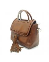 HA047 Tassels Tote Bag Brown