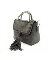 HA047 Tassels Tote Bag Grey