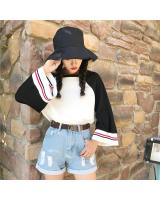WT3841 Stylish Top Black