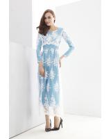 JW5010 Elegant Modern Jubah Blue