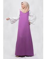 JW5019 Long Slip A-Cut Dress Purple