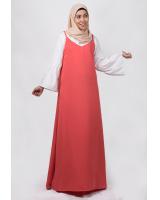 JW5019 Long Slip A-Cut Dress Red