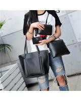 KW80021 4 In 1 Women Handbags Black