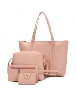 RD90012 Women Fashion Tote Bag Pink