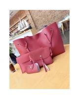 RD90015 Women Tassel Bag Red
