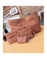 RD90015 Women Tassel Bag Brown