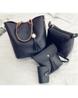 RD90016 Women 4 In 1 Fashion Bag Black