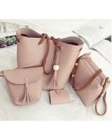 RD90016 Women 4 In 1 Fashion Bag Pink