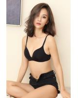 QA-299 Women Trendy Bra Black