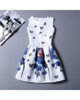 WD21050 Pretty Dress Blue