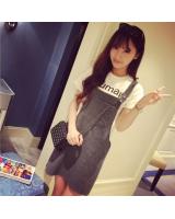 WD21063 Stylish Dress Grey