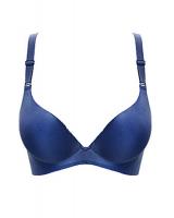 FW151 No Rims Seamless Bra-Blue