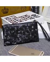 KW80246 Diamond Pouch Bag Black