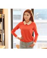 WT21134 Korea Fashion Top Orange