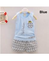 SWK91016 Cute kid Top and Pant Set Blue