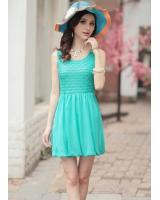 WD21186 Lovely Dress Green