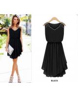 WD21228 Europe Fashion Dress Black