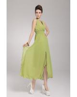 WD21363 Elegant Chiffon Dress Green