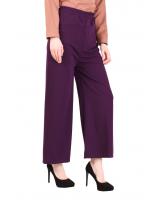 QA-393 Women Stylish Palazzo Purple