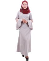MH061 Fashion Jubah Dark Grey