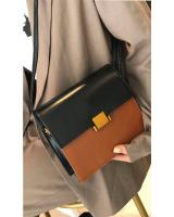 KW80317 Casual Fashion Bag Black Light Brown
