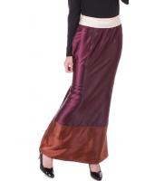 MH106 Trendy Skirt Navy Purple