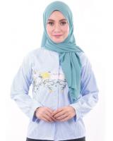 MH125 Fashion Blouse Soft Blue