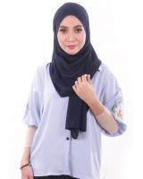 MH134 Embroidery Blouse Soft Blue