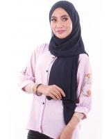 MH134 Embroidery Blouse Soft Pink