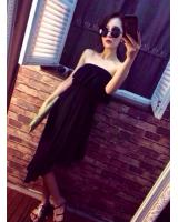 WD21476 Fashion Tube Dress Black
