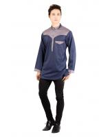 QA-408 Men Fashion Kurta Blue