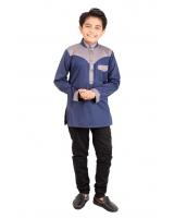 QA-410 Kids Fashion Kurta Blue