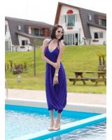 WD21488 Stylish Maxi Dress Blue