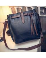 KW80342 Casual Vintage Handbag Black