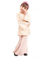 QA-421 Lovely Kids Baju Kurung Cream