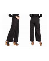 QA-440 Women Flare Palazzo Black